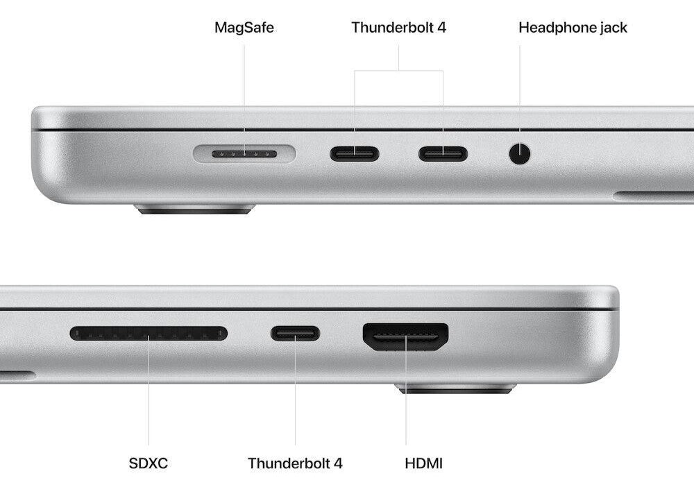 MacBook Pro (2021) 14-inch – Apple M1 Max 10-Core CPU & 32-Core GPU – Silver