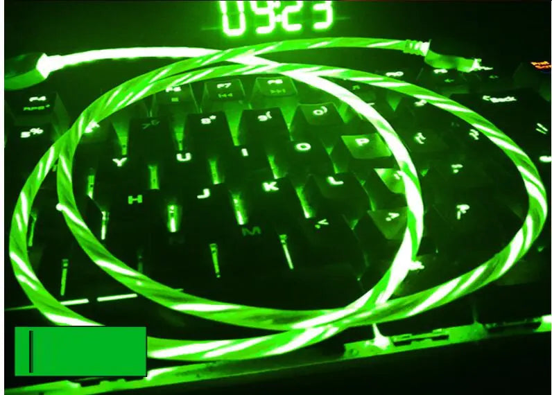 "Glowing Data Cable, Charging Cable, Light-Up Phone Cable"