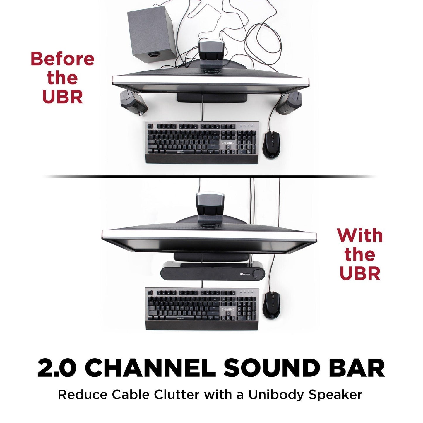 GOgroove SonaVERSE UBR Sound Bar USB‑Powered 6 W RMS / 12 W Peak