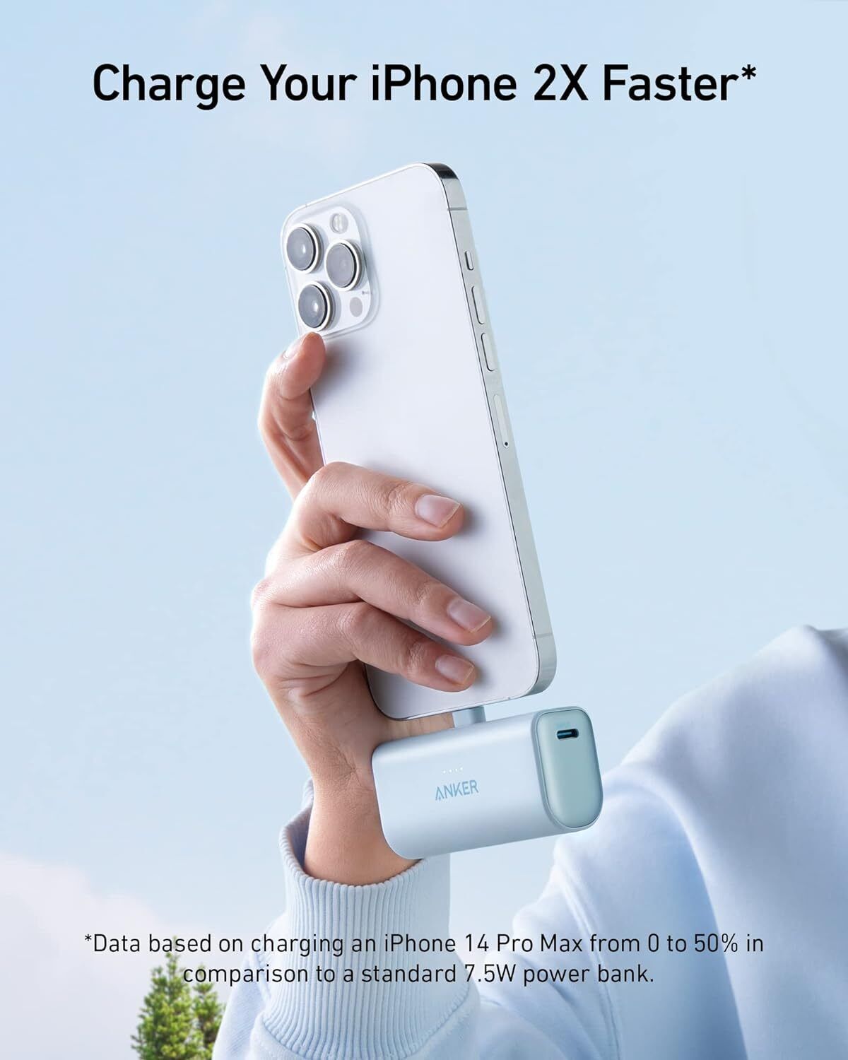 Anker 621 Power Bank Built‑In Lightning & USB‑C Connectors 5,000 mAh