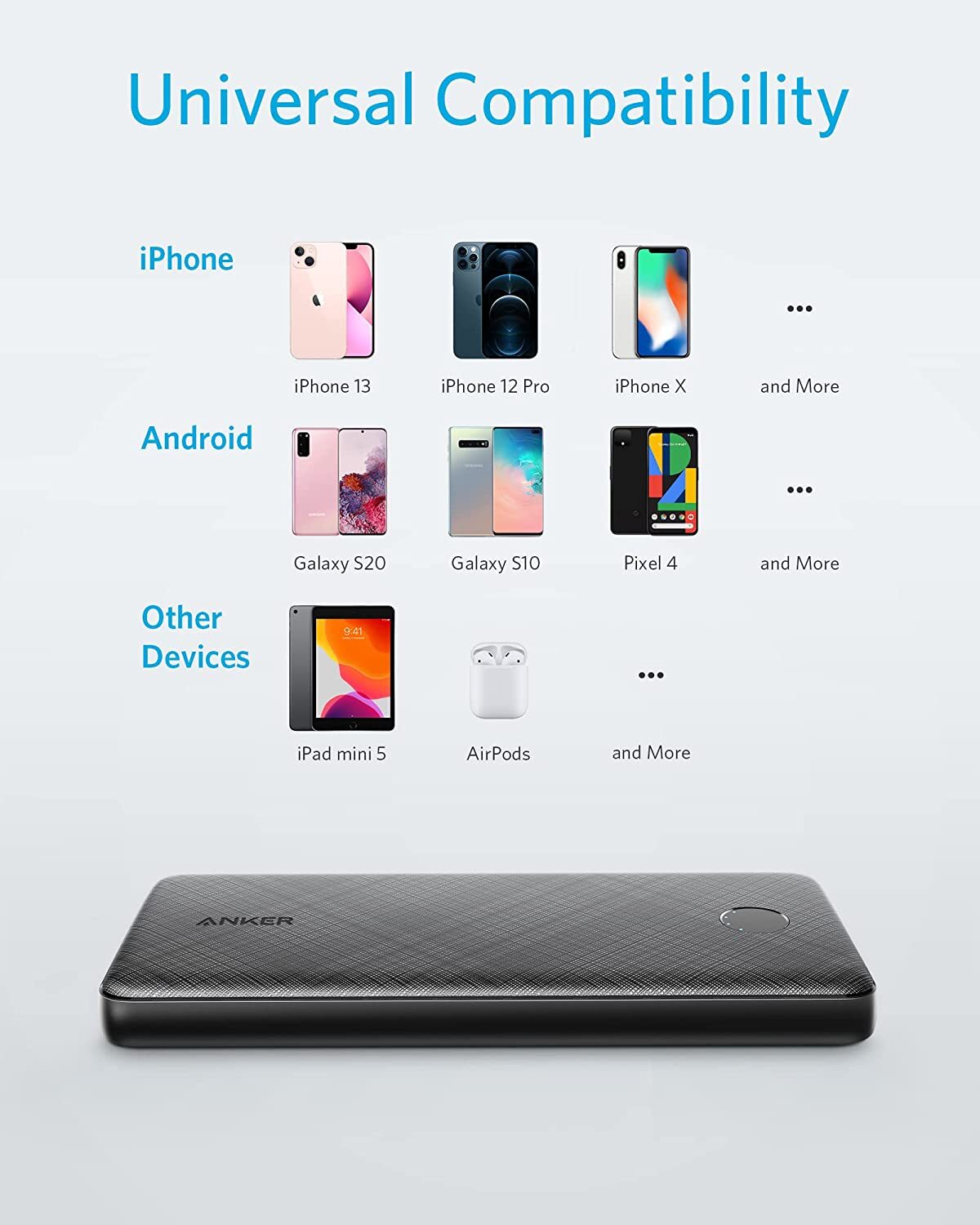 Anker Power Bank USB‑C PD Fast Charge 10,000 mAh