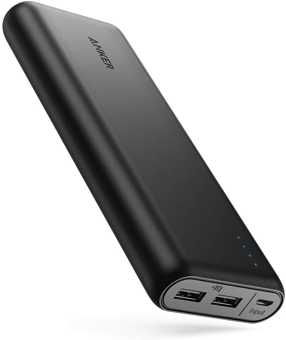 Anker PowerCore 20000 mAh | High‑Capacity Portable Charger | Black