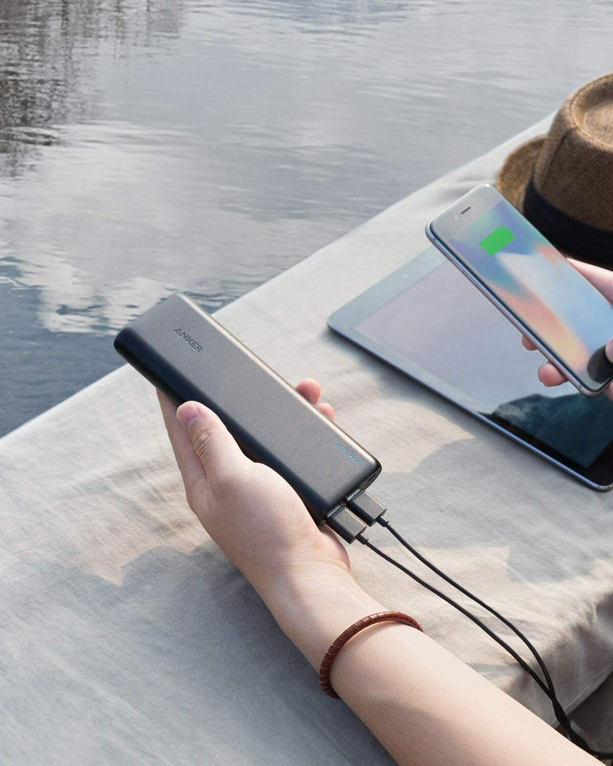 Anker PowerCore 20000 mAh | High‑Capacity Portable Charger | Black