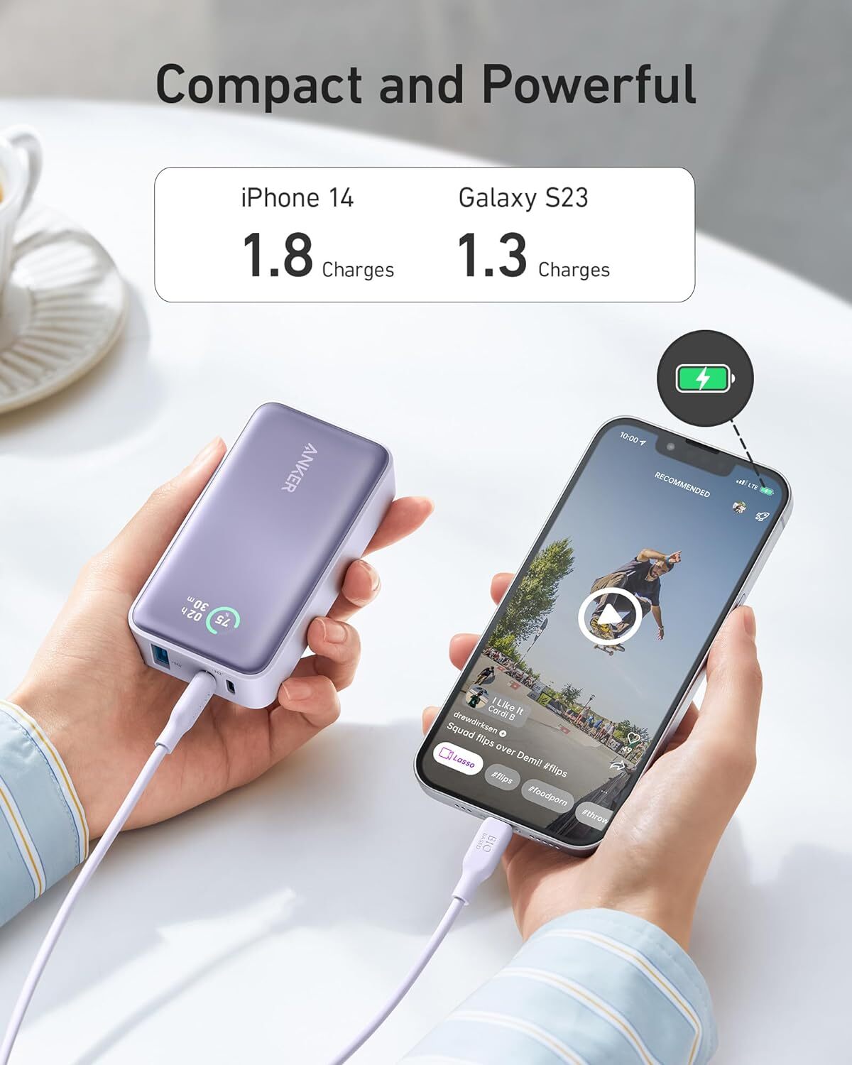Anker 533 Power Bank High‑Speed PD 30 W 10 000 mAh