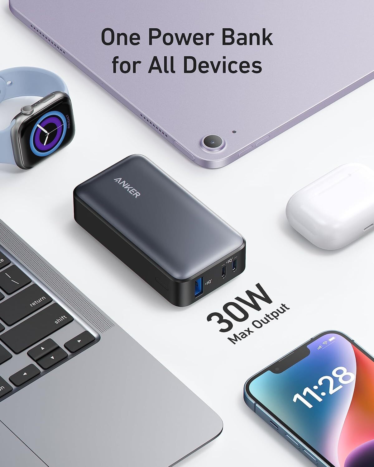 Anker 533 Power Bank High‑Speed PD 30 W 10 000 mAh