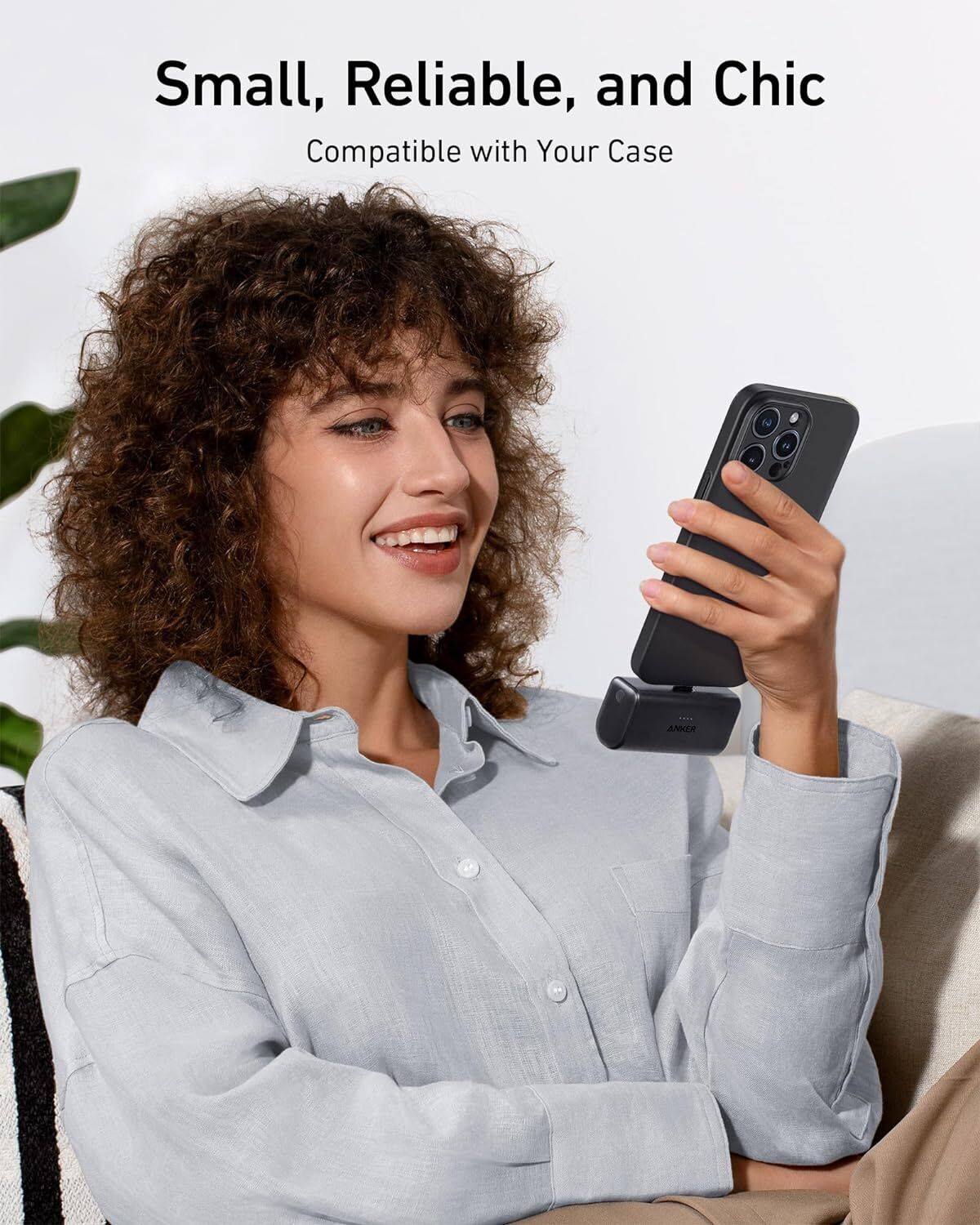 Anker Nano Power Bank Foldable USB‑C 5,000 mAh