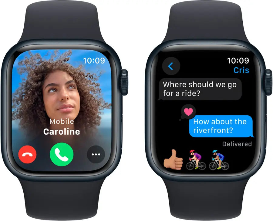 Apple Watch Series 9 (2023) – 41mm GPS Wi-Fi – Aluminum Case with Sport Band