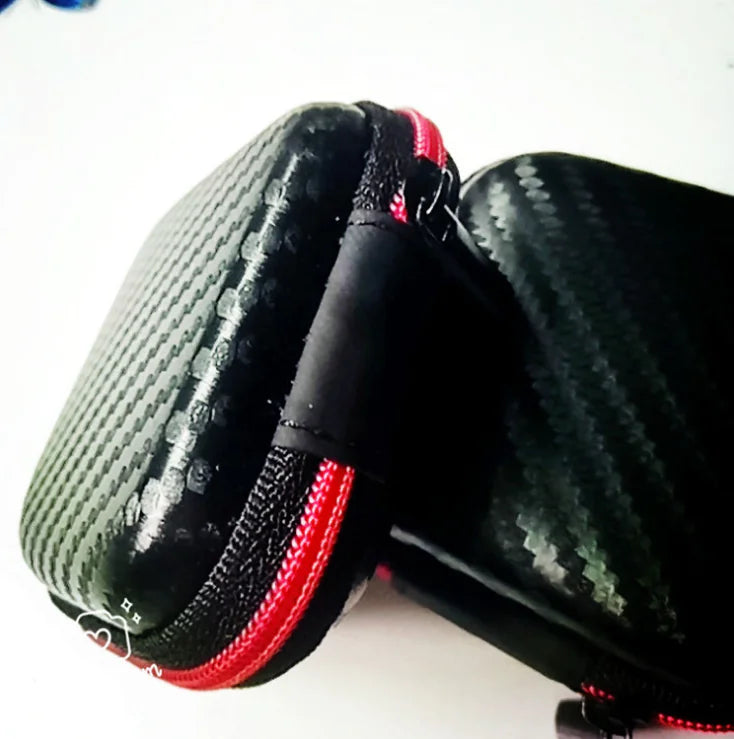 Square Headphone Case, EVA Storage Box for Electronics