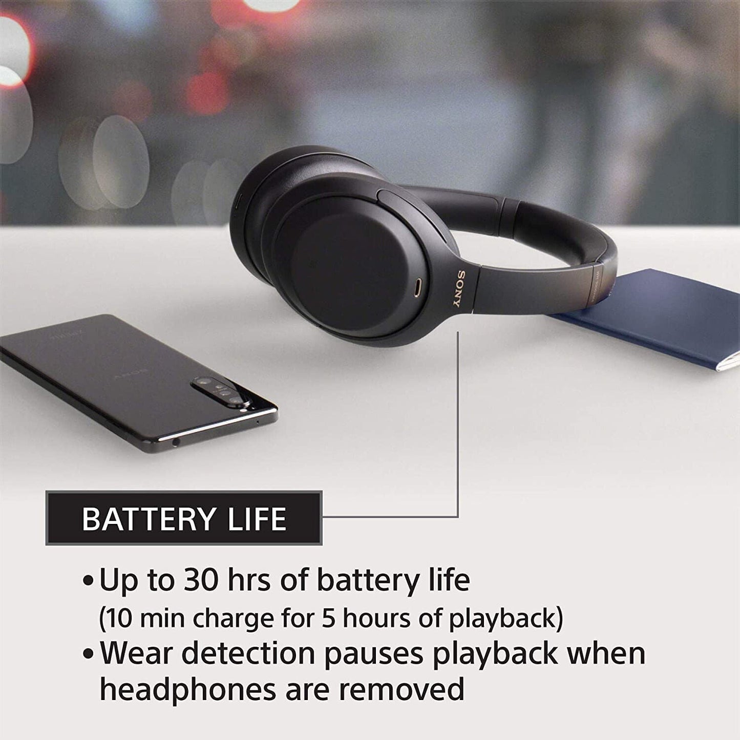 Sony WH‑1000XM4 / S Premium ANC Bluetooth Foldable Over‑Ear Headphones