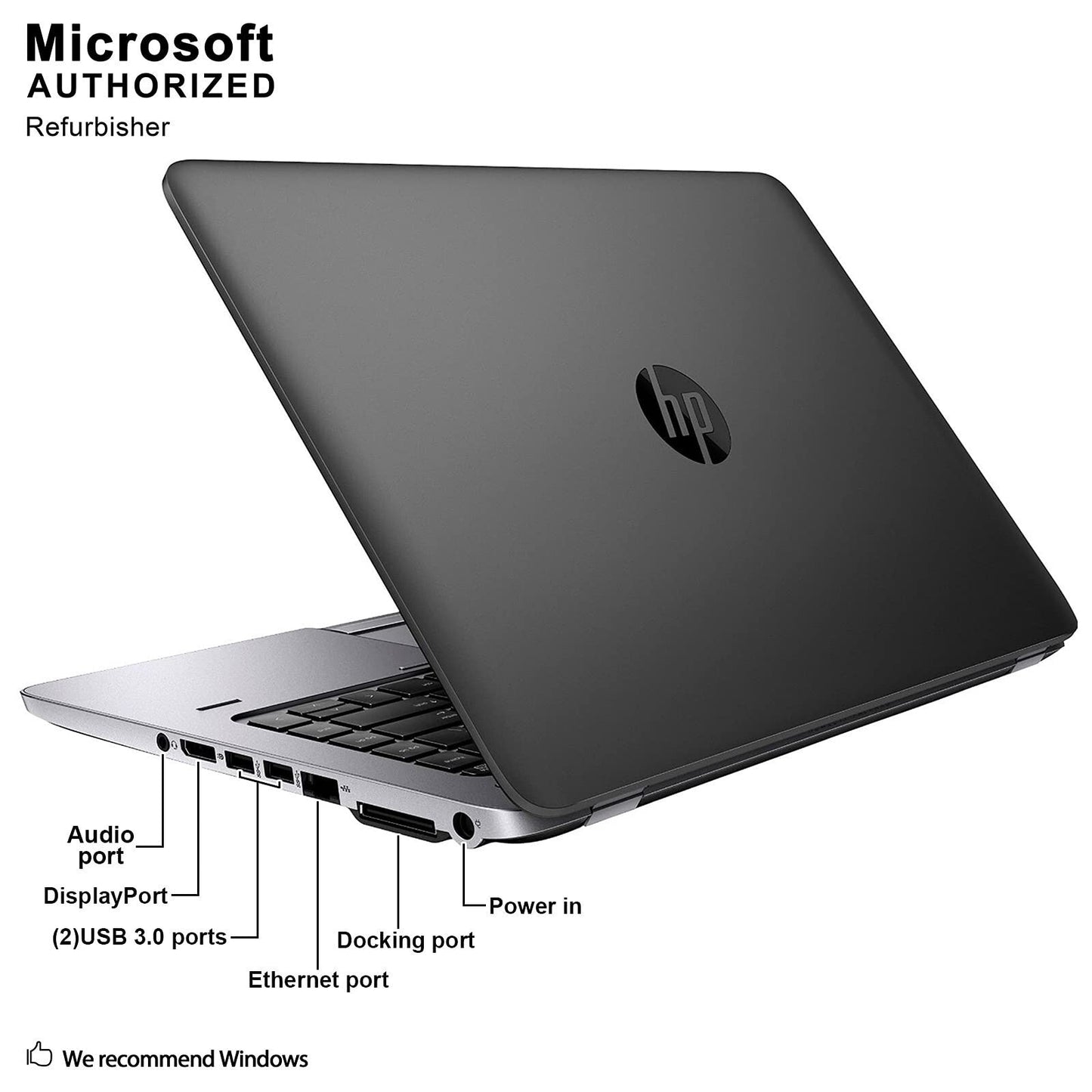 HP 14" EliteBook 840 G1 i5-4200U Laptop – Silver – 16GB/256GB SSD