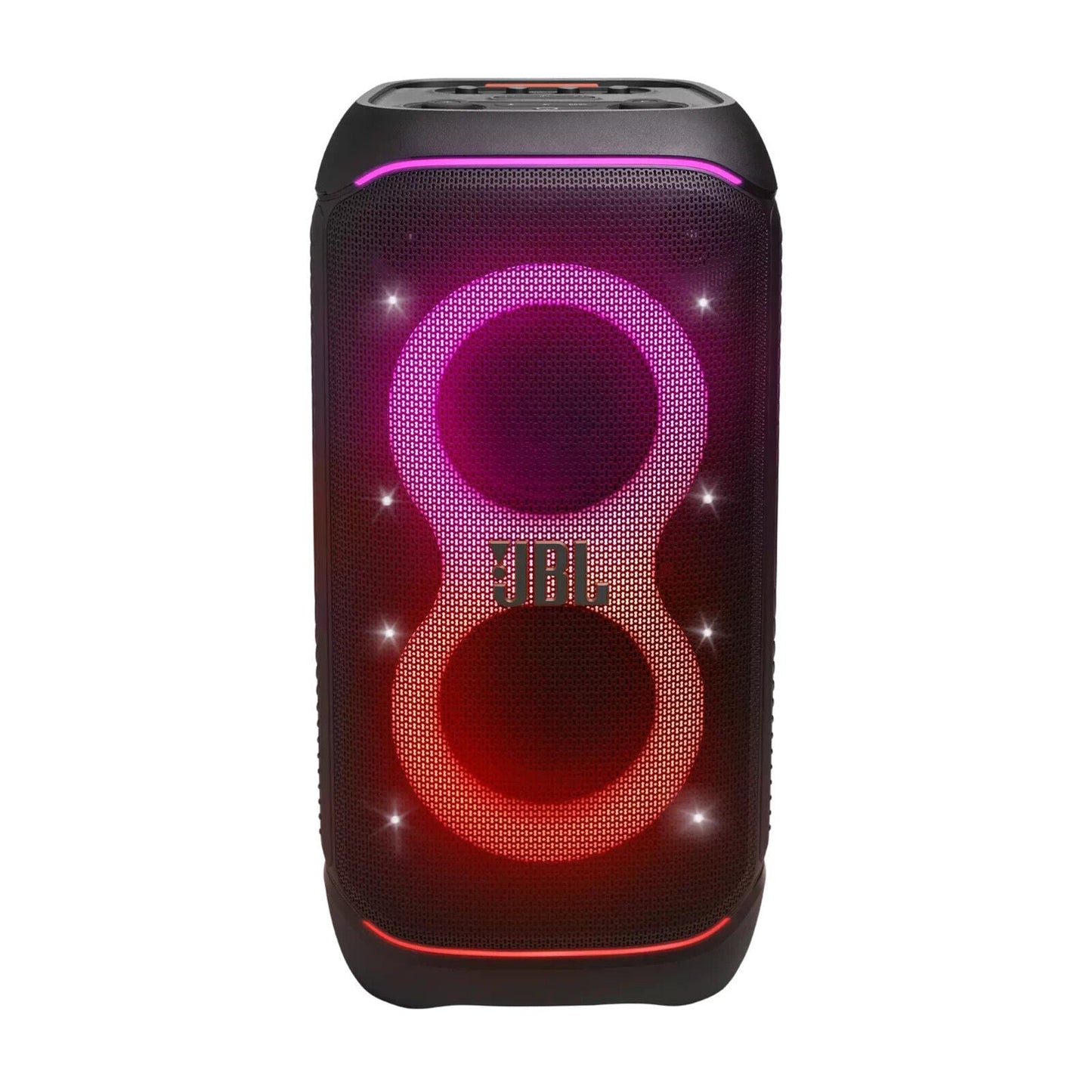 JBL Party Box Stage 320 Bluetooth Party Speaker Illuminated Splash‑Resistant 240W