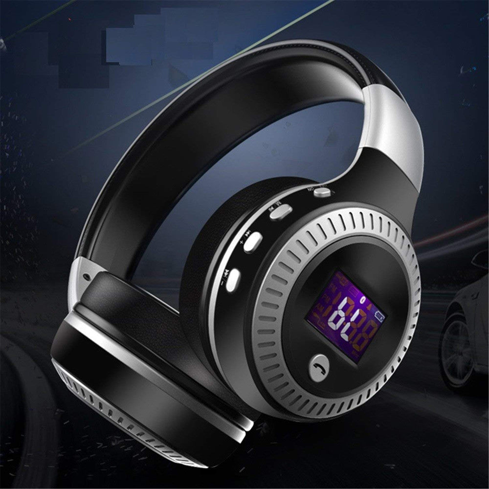 Zealot B19 Hi‑Fi Bass & LCD Display Ear-Cup (Over the Ear)