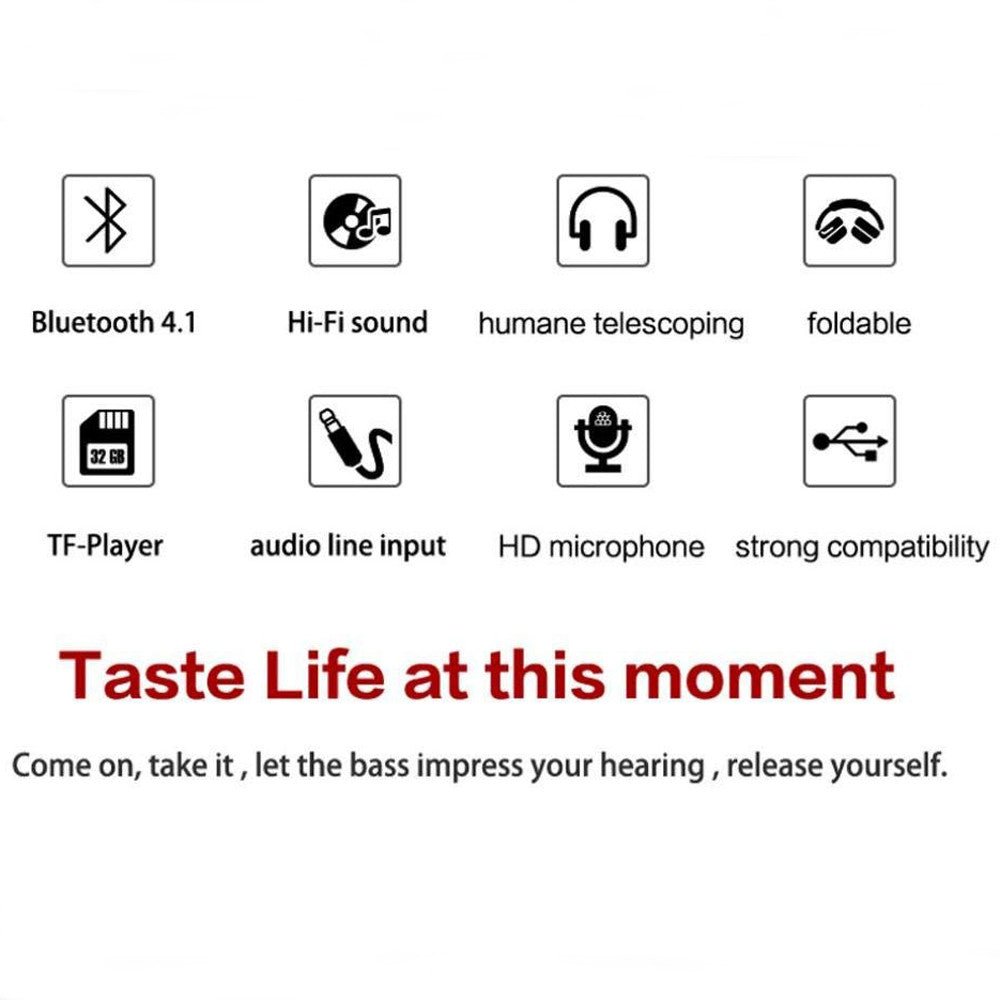 Zealot B19 Hi‑Fi Bass & LCD Display Ear-Cup (Over the Ear)