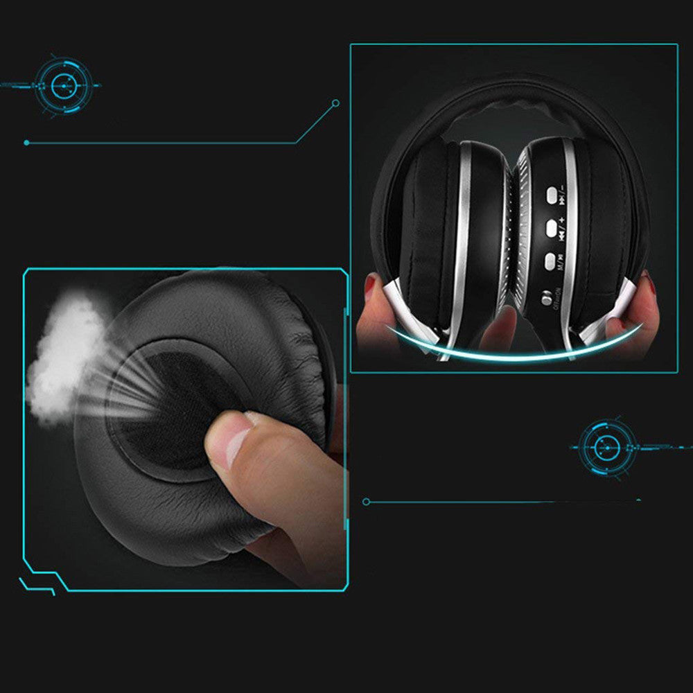 Zealot B19 Hi‑Fi Bass & LCD Display Ear-Cup (Over the Ear)