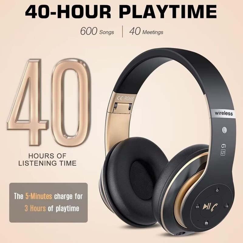 Wireless Over Ear Headphones Bluetooth Connectivity Gator Cable Variant