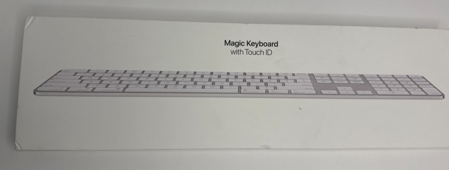 Apple Magic Keyboard 2 Touch ID & Numeric Keypad / Wireless Bluetooth / Open box