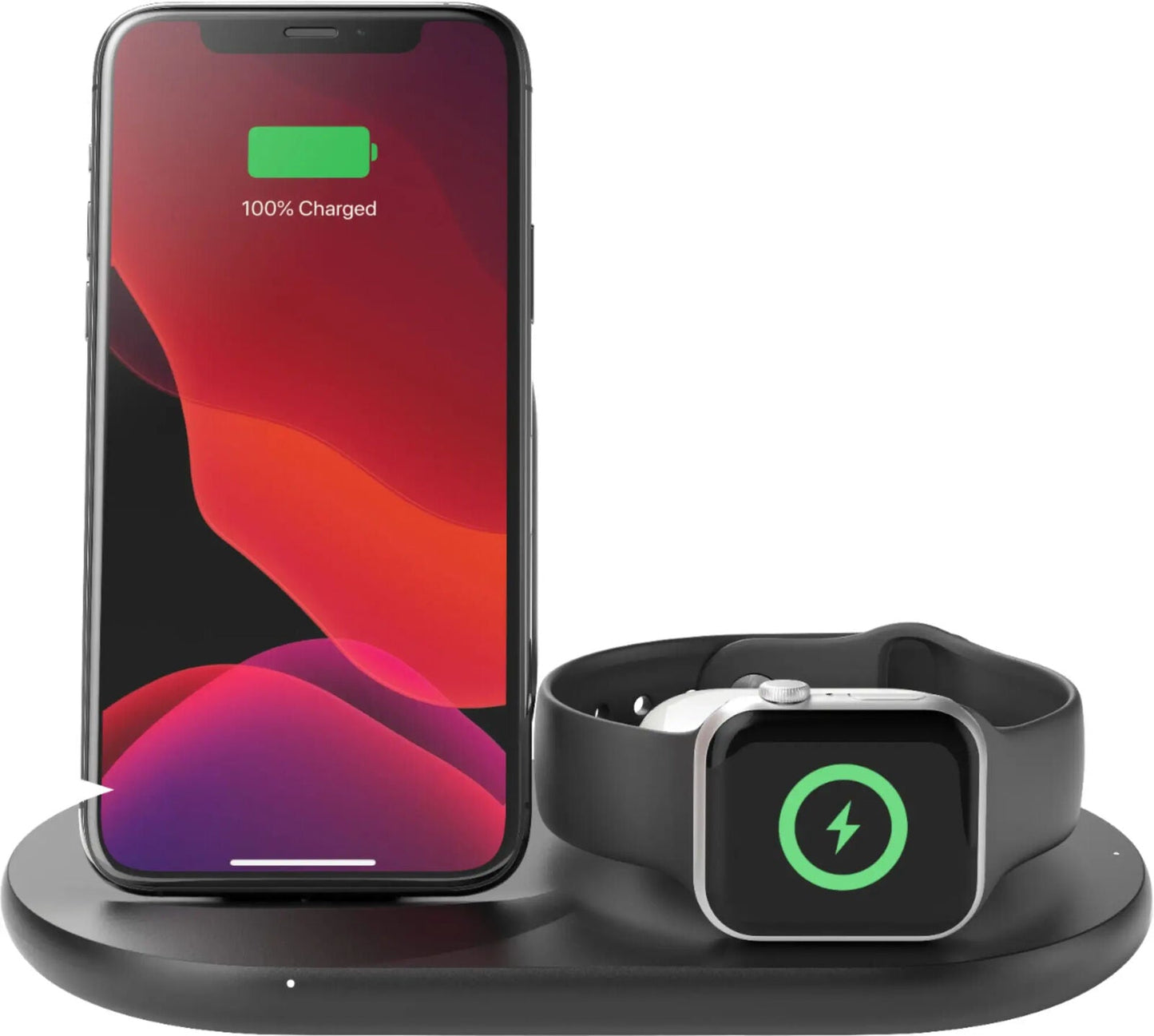 Belkin 3-in-1 Wireless Charger | Fast Charging Stand | For Apple iPhone, Watch, and AirPods