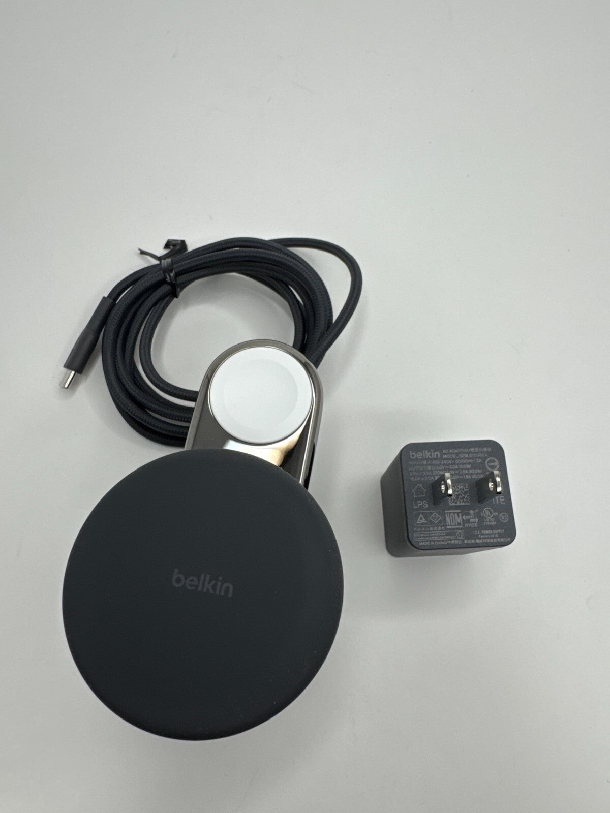 Belkin BoostCharge Pro 2-in-1 Wireless Charging Dock | MagSafe Compatibility | Adjustable Stand | 15W Fast Charge