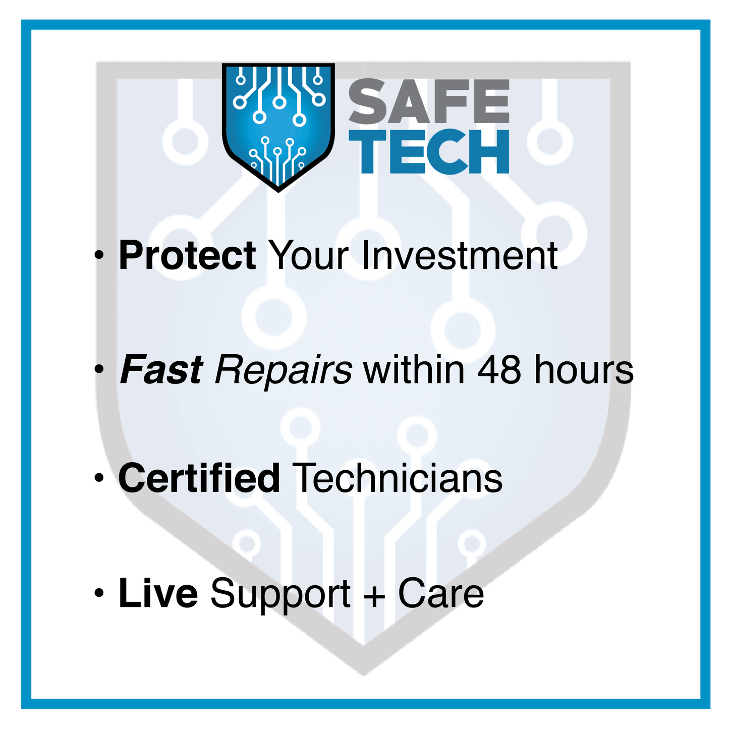 SafeTech Warranty Protection Plan