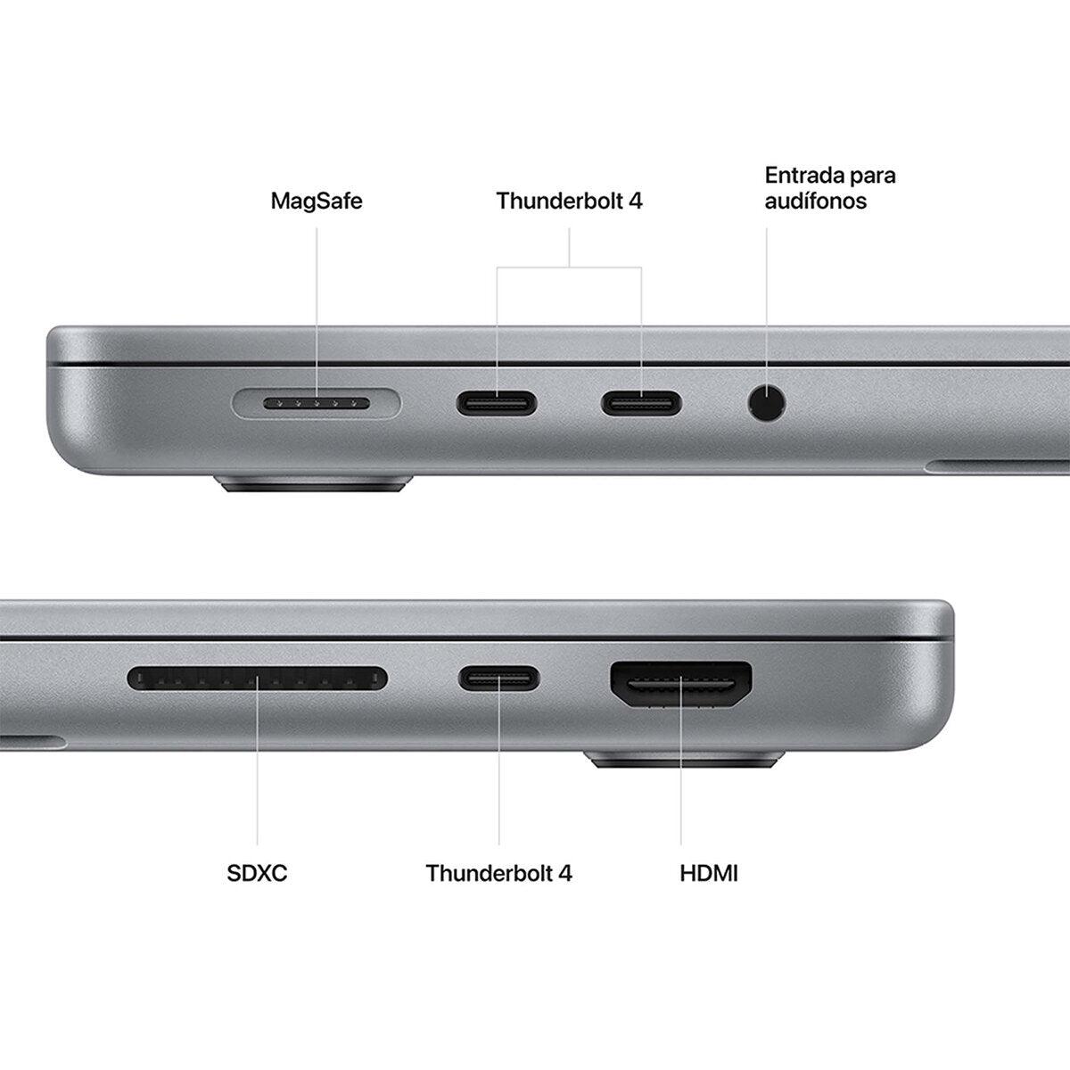 MacBook Pro (2021) 14-inch – Apple M1 Pro 10-Core CPU & 16-Core GPU – Space Gray