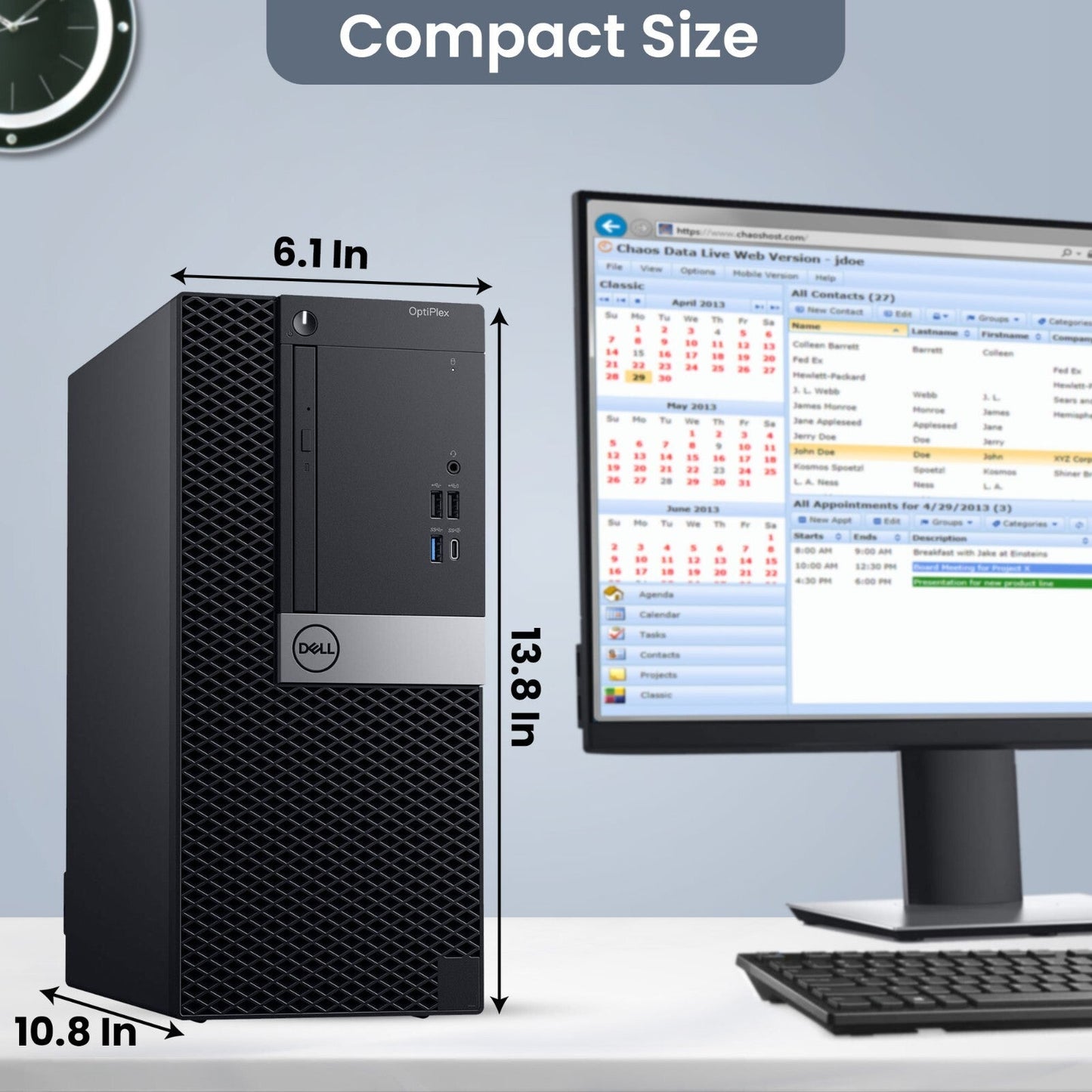 Dell OptiPlex Business Desktop Intel 3.80GHz Windows 11