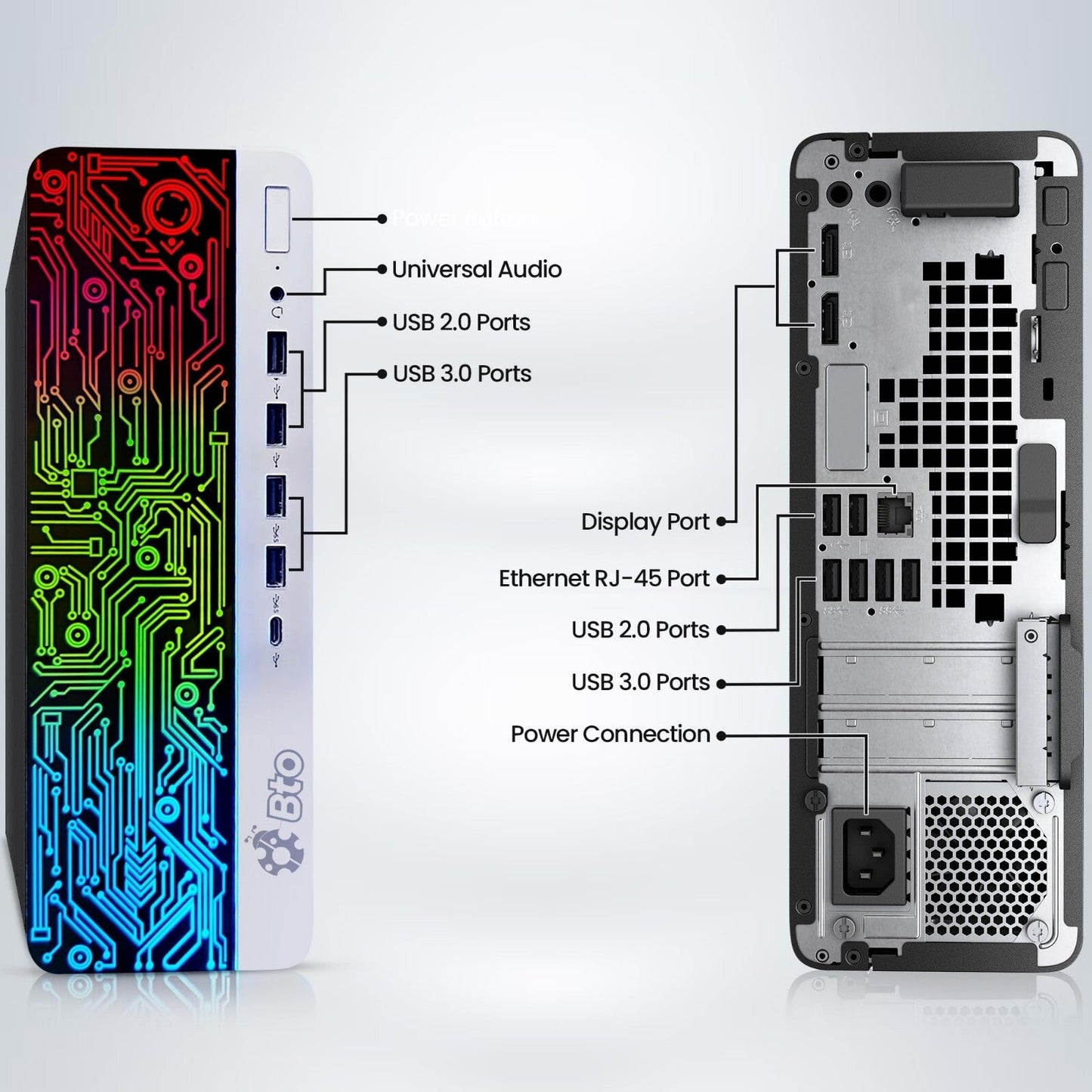 HP ProDesk 600 G3 Business Desktop Intel 3.60GHz with 22 Inch LED
