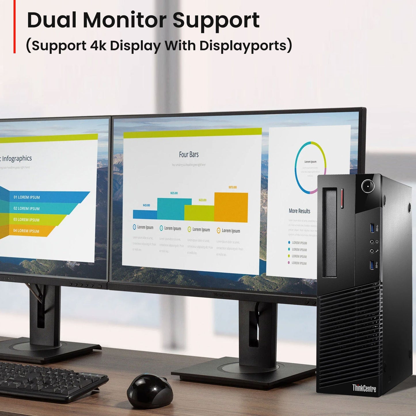 Lenovo ThinkCentre Business Desktop Intel 3.20GHz Window 11