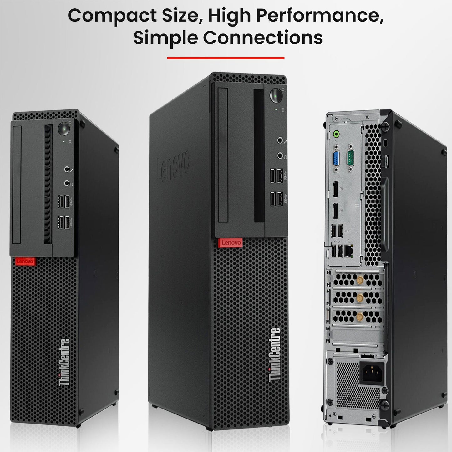 Lenovo ThinkCentre Desktop Intel PC i5-6th 3.6GHz Win11