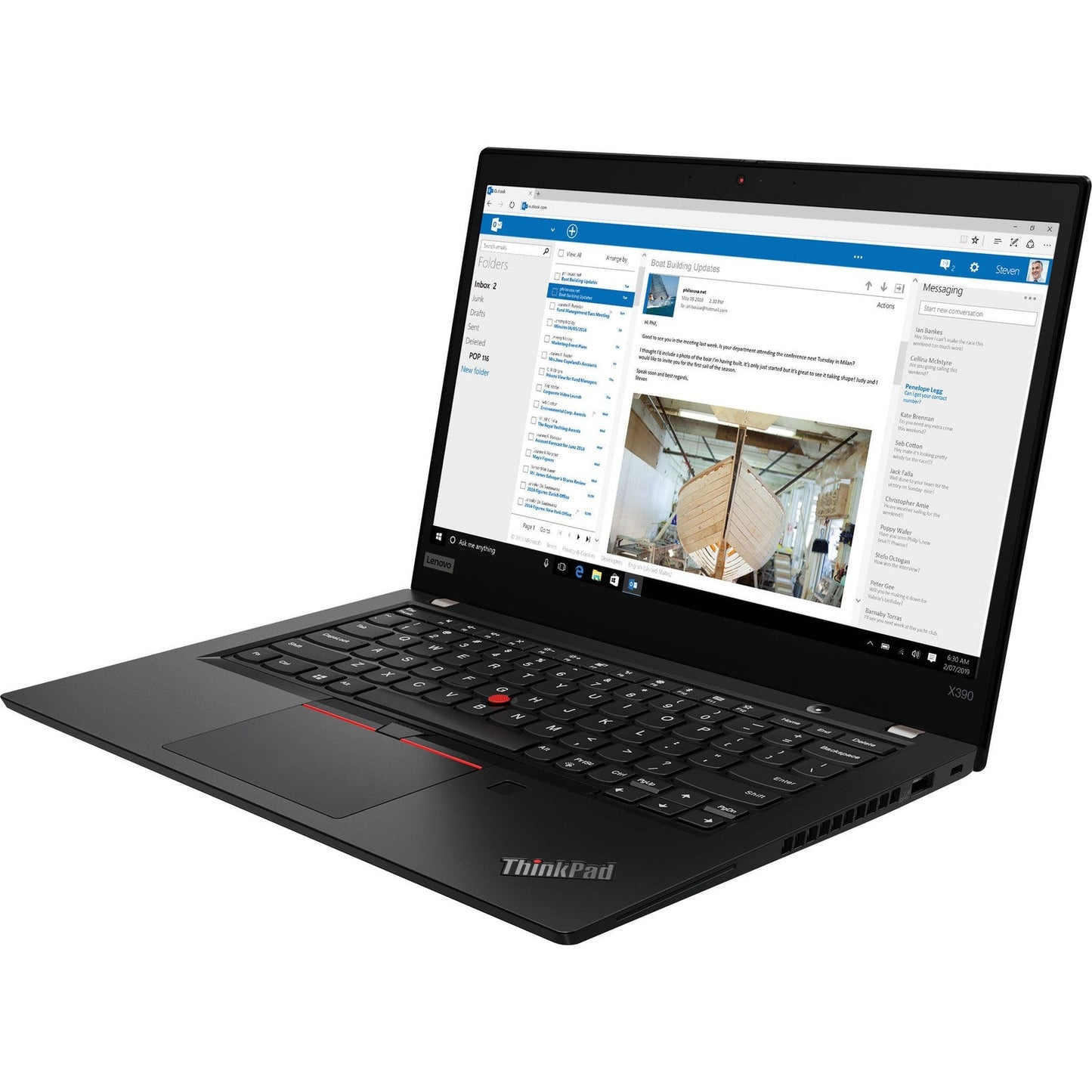 Lenovo 13 Inch ThinkPad X390 i7‑ 16 GB/512 GB SSD - Windows 10