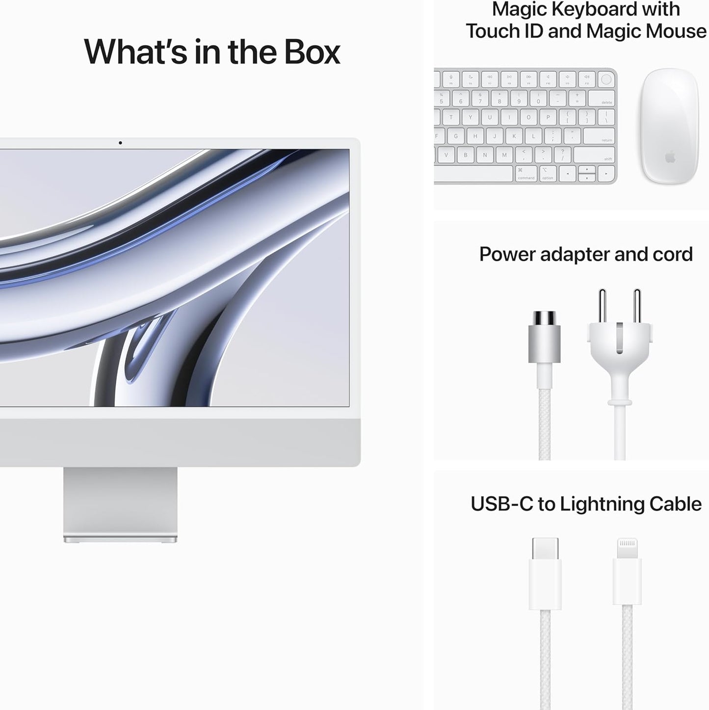 iMac (2023) 24-inch 4.5K Retina – M3 10-Core GPU • 4-Ports – 24GB RAM 1TB SSD