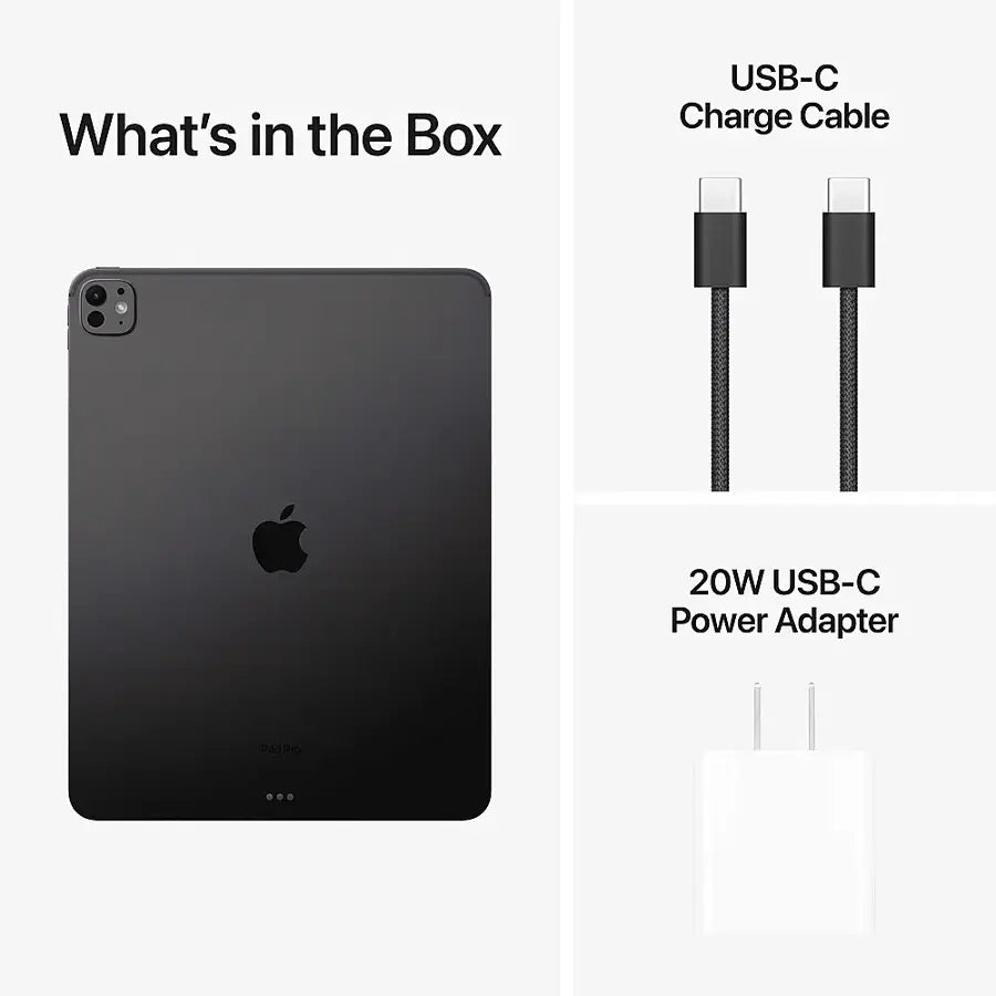 iPad Pro 13‑inch (2024) – Apple M4 10‑Core CPU/GPU • Cellular 5G – 16GB RAM 1TB SSD • AppleCare+ 5/26