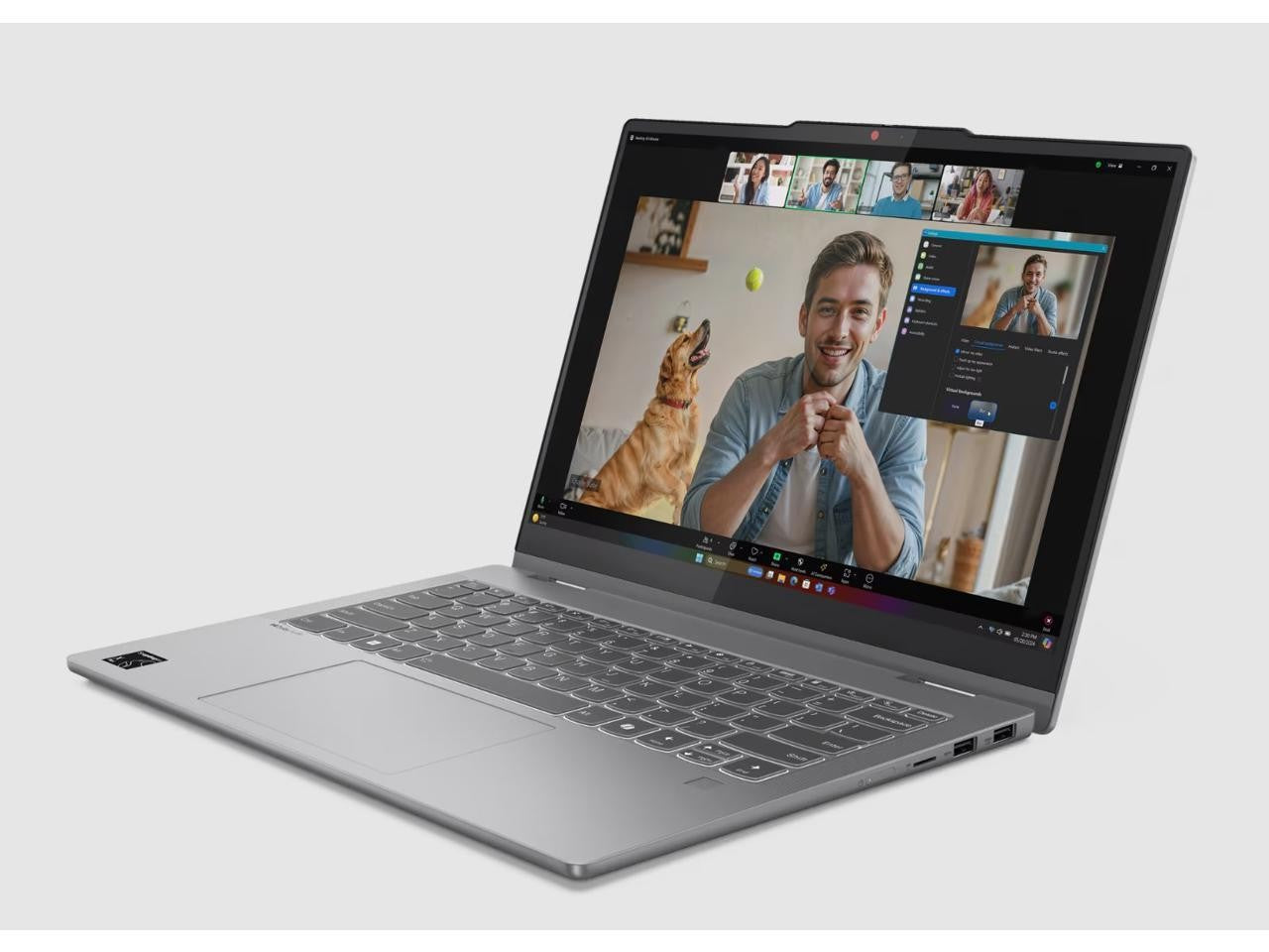 Lenovo 14" IdeaPad 5 Qualcomm Touchscreen Laptop (Gray) 8GB/256GB SSD – Refurbished