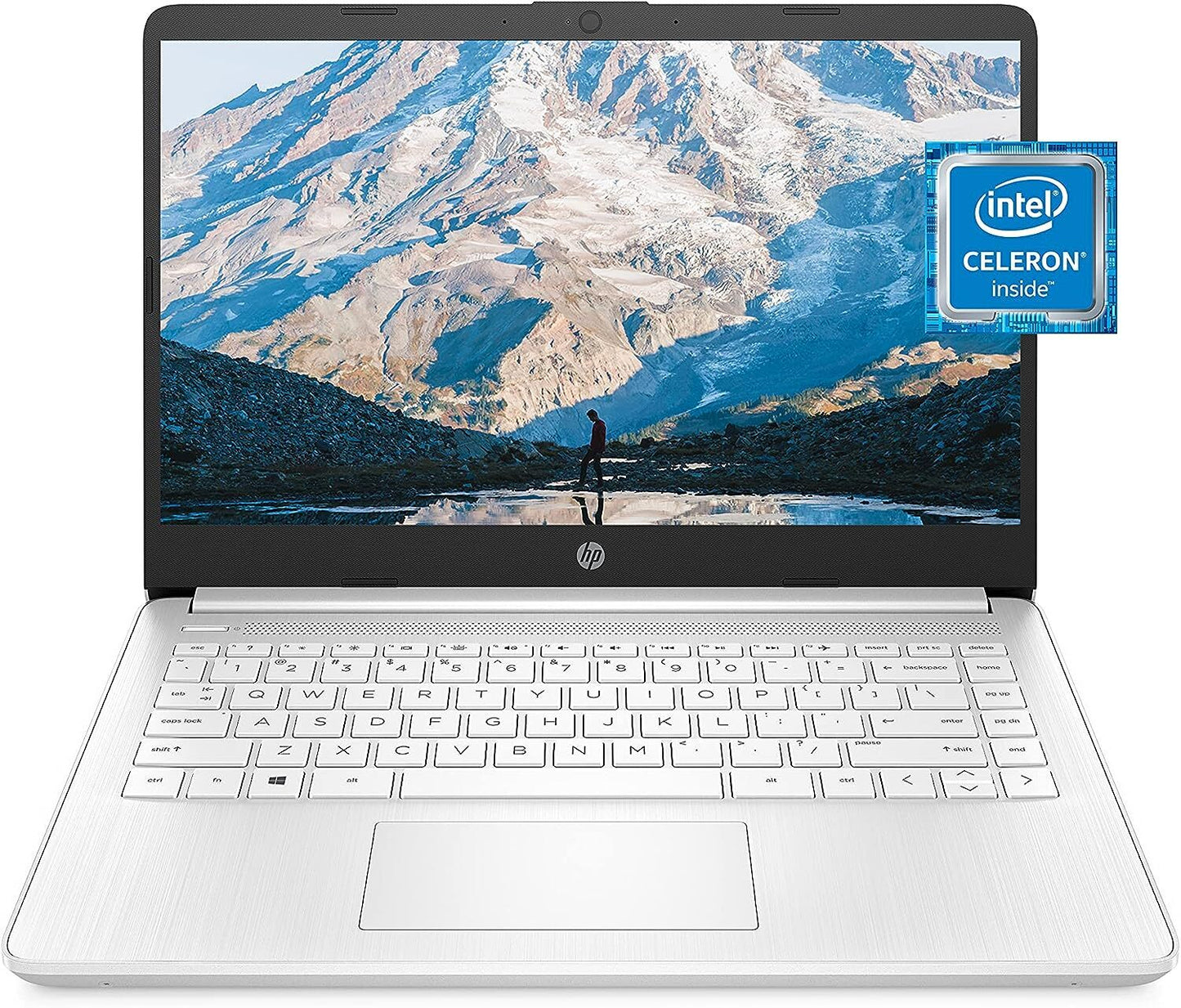 HP 14" 14DQ0052DX Intel Celeron N4120 White 4 GB/64 GB Windows 11