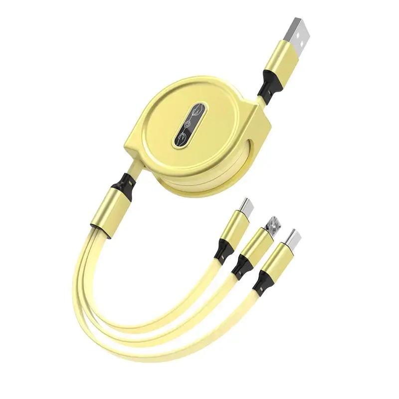 3-in-1 Retractable Fast Charging Cables for Devices