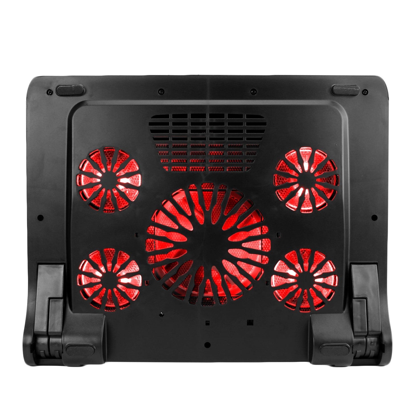 Enhance GXC1 Laptop Stand 5‑Fan USB‑Powered (Red)