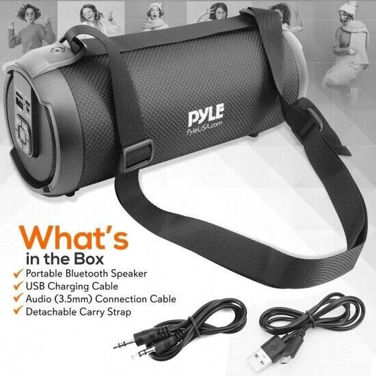 Pyle PBMSPG2BK  Portable Bluetooth Boom Box  No Storage New