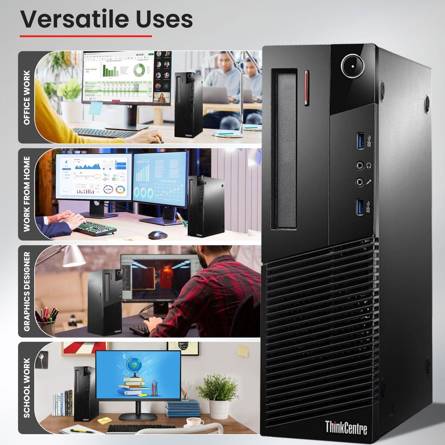 Lenovo ThinkCentre Business Desktop Intel 3.20GHz Window 11