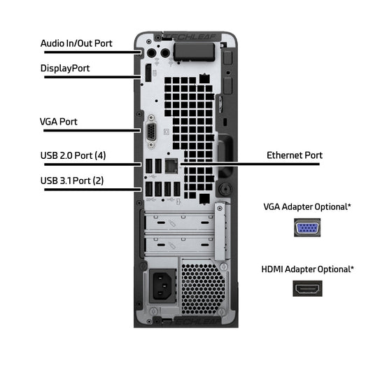 HP ProDesk 400 G6 – 4.70 GHz – 2 TB SSD – Black - Excellent Refurbished