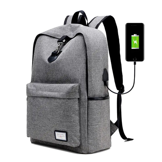 USB Backpack with College Style (Backpack)