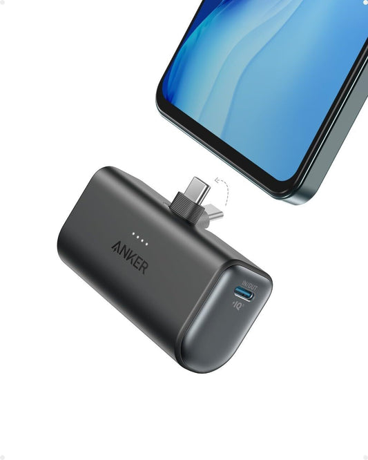 Anker Nano Power Bank   Foldable USB‑C   5,000 mAh