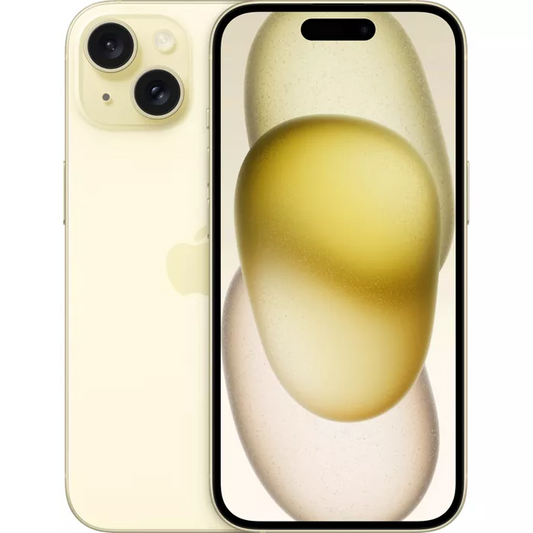 Apple iPhone 15 Factory Unlocked Yellow 128 GB - Very Good Refurbished