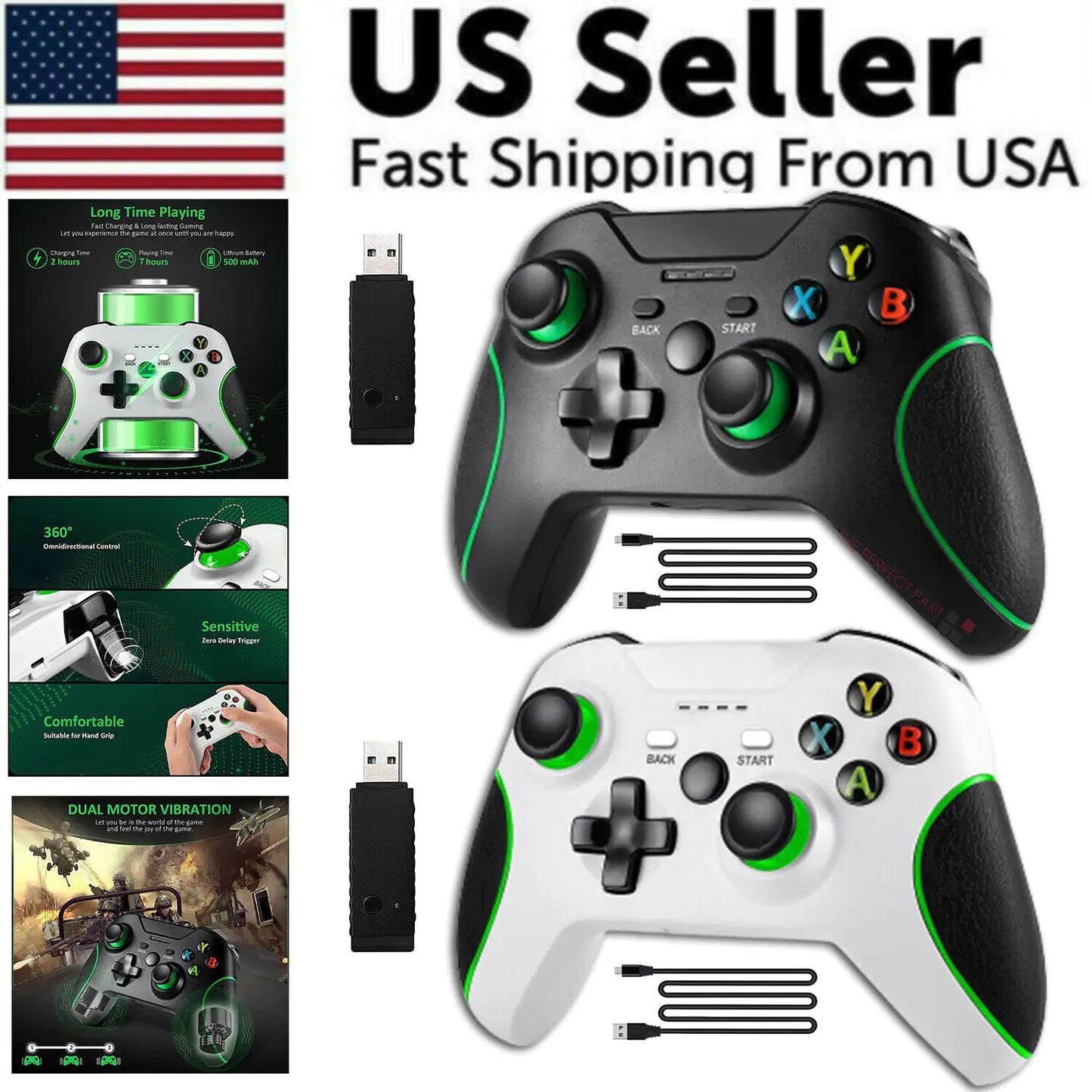 2.4GHz Wireless Gamepad For Xbox One/Windows PC