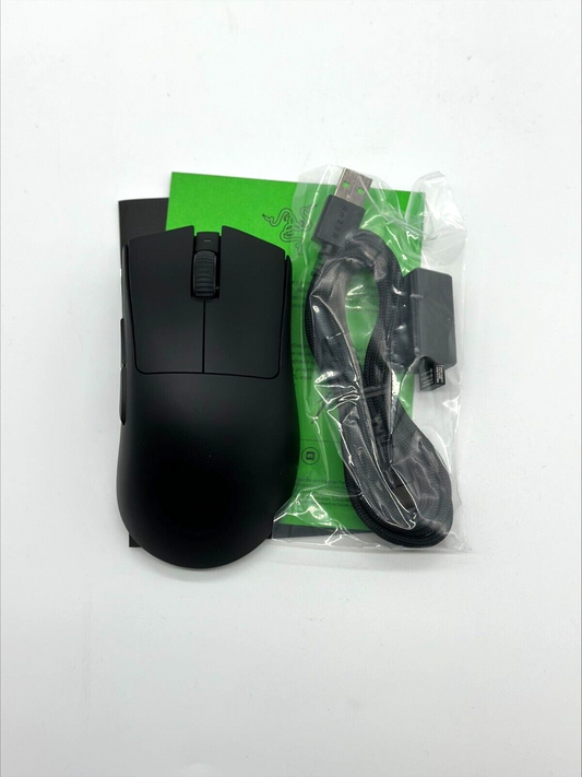 Razer DeathAdder V3 Pro Gaming Mouse – Ultra-Lightweight Wireless – White – Excellent Refurbished